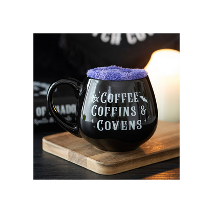 Coffee, Coffins & Covens Mug and Socks Set 🇬🇧