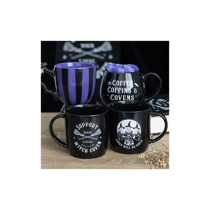 Coffee, Coffins & Covens Mug and Socks Set 🇬🇧