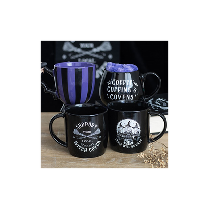Coffee, Coffins & Covens Mug and Socks Set 🇬🇧