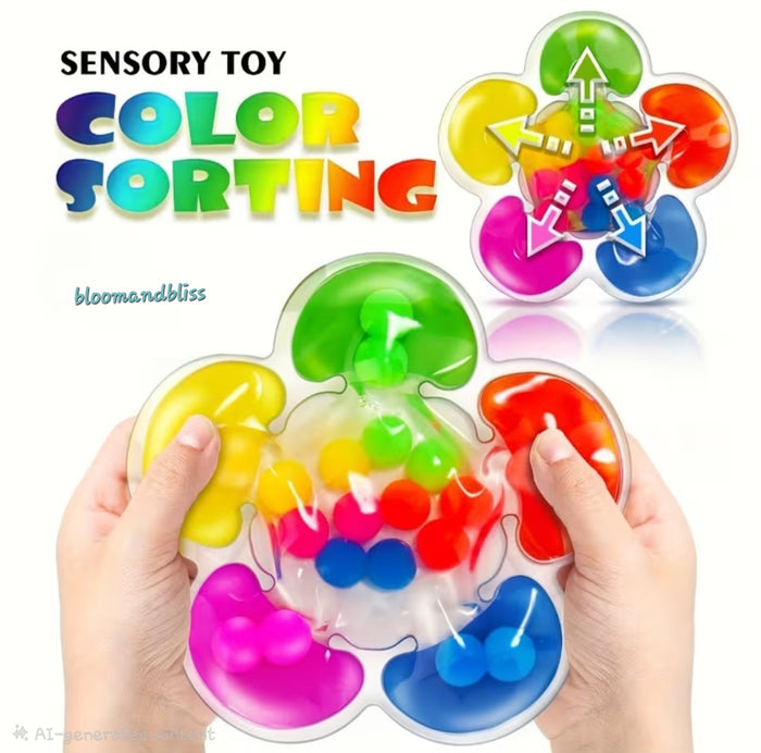 Colourful Flower-Shaped Press Toys 🇨🇳