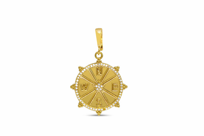 Compass Clip-on Charm