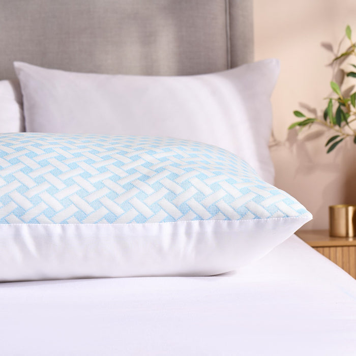 Cooling Pillow - White/Blue 🇬🇧
