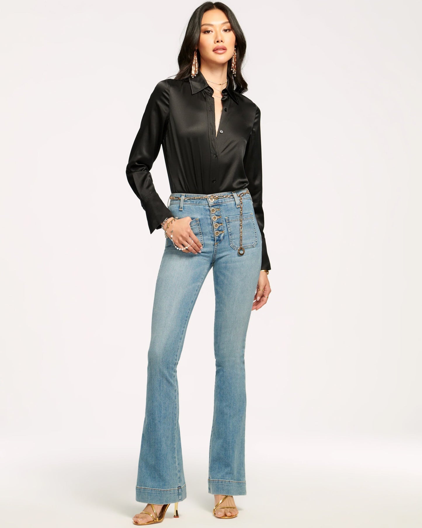 Cindy High-Rise Flare Jean