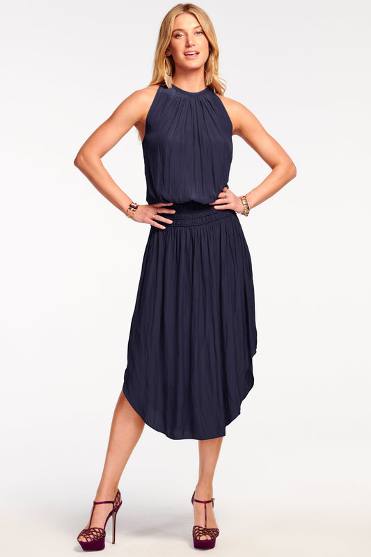 Audrey Smocked Midi Dress