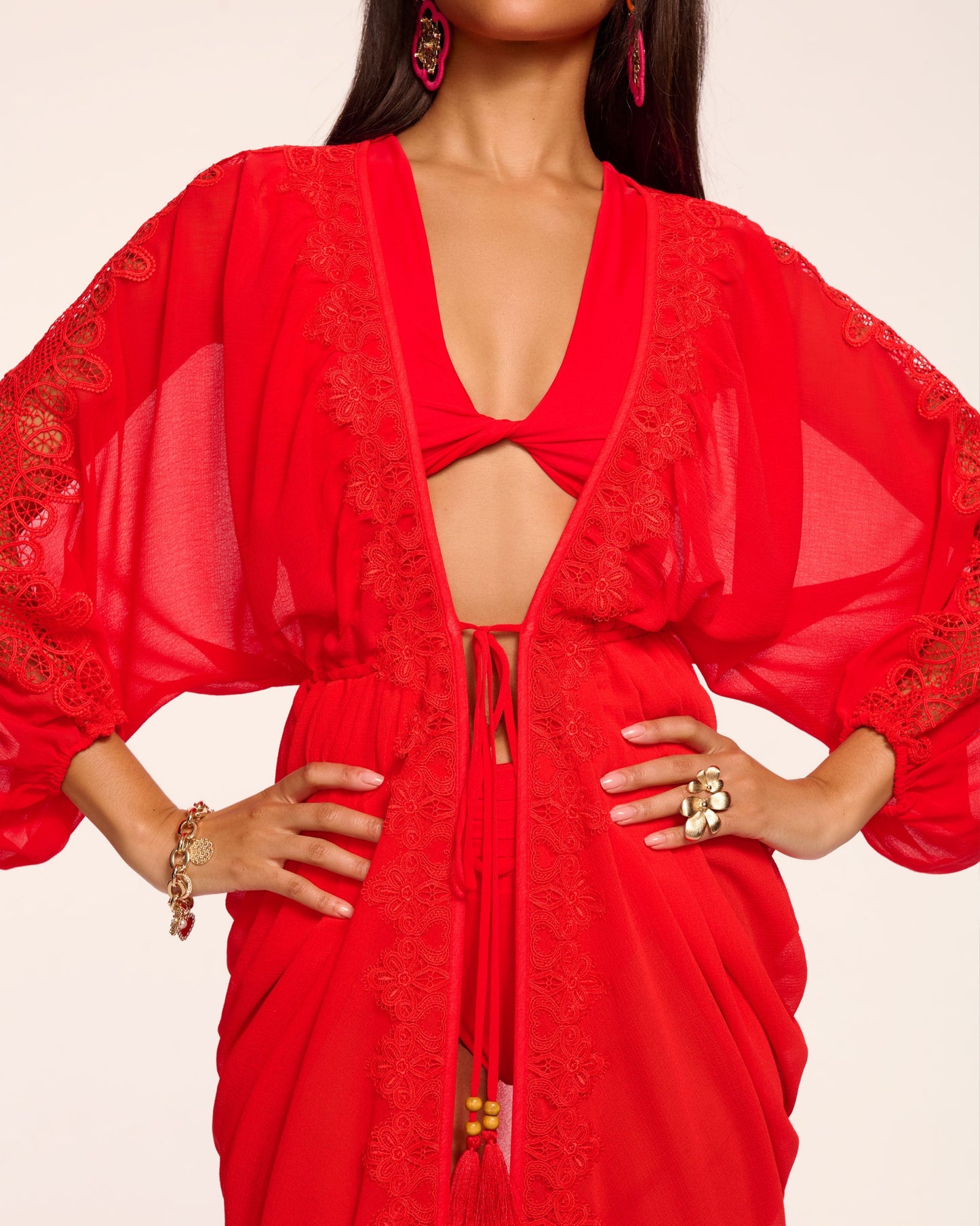 Bernice Embellished Coverup Maxi Dress