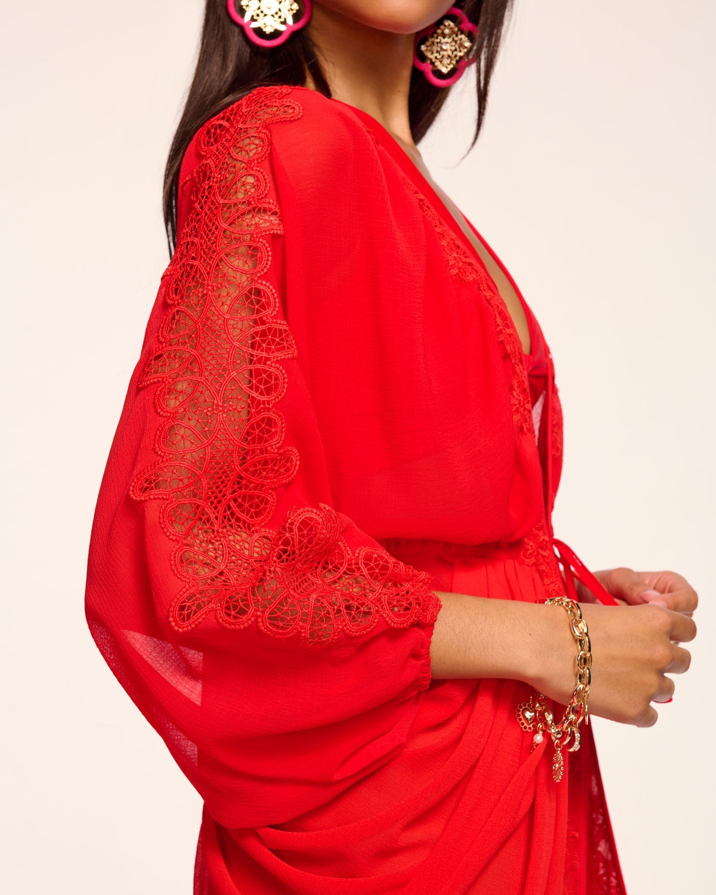 Bernice Embellished Coverup Maxi Dress