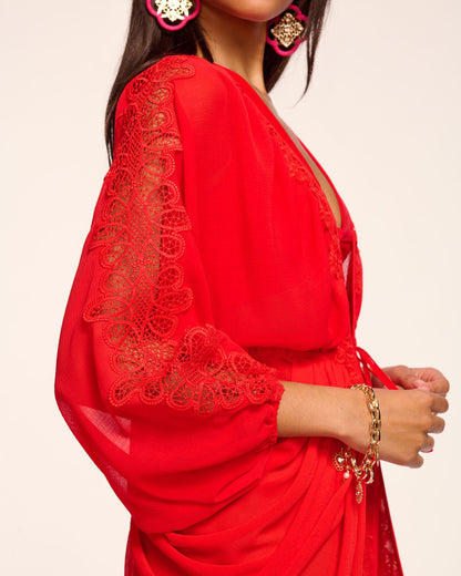 Bernice Embellished Coverup Maxi Dress
