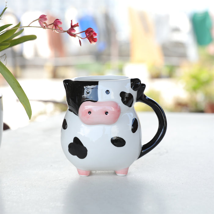 Cow Ceramic Cup Novelty Cow Shape 3d 🇨🇳