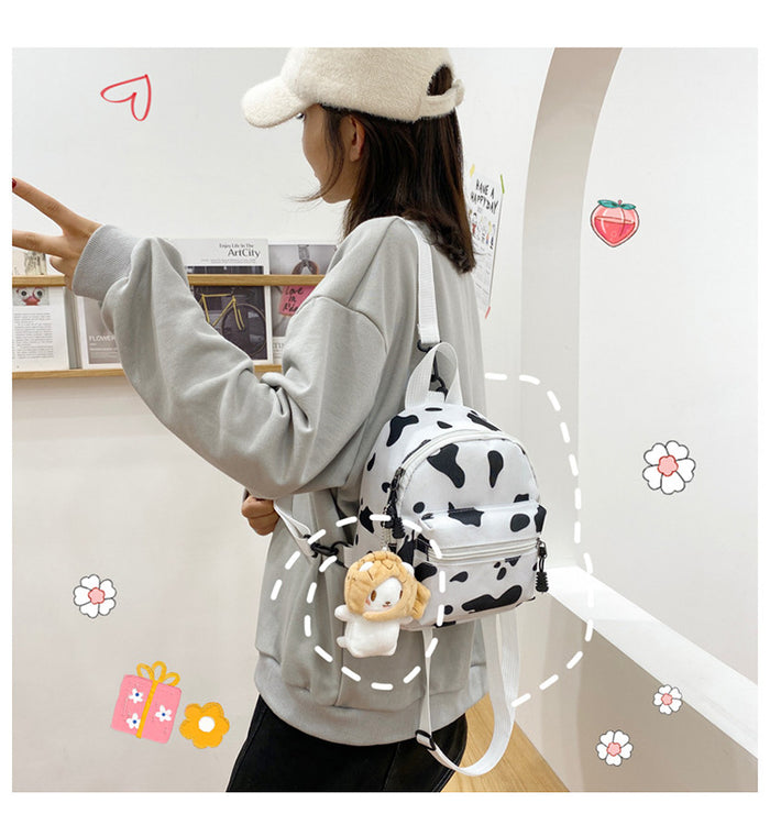 Cow Pattern Backpack 🇨🇳