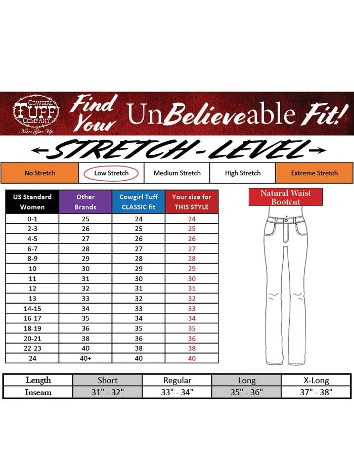 Cowgirl Tuff Ladies Jeans - Trainer