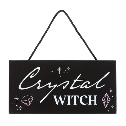 Crystal Witch Hanging Sign 🇬🇧