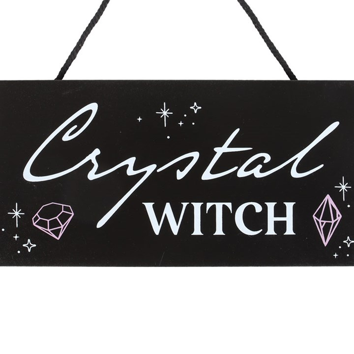 Crystal Witch Hanging Sign 🇬🇧
