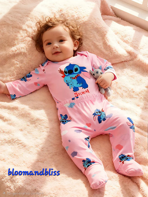 Cute cartoon baby Bodysuit and pants set 🇨🇳