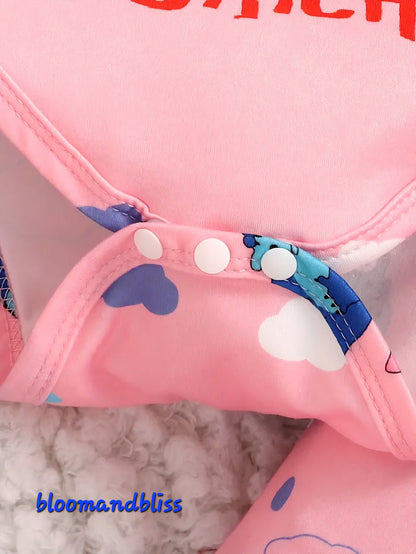 Cute cartoon baby Bodysuit and pants set 🇨🇳