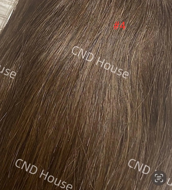 Dark Brown #4 Straight U Tip Fusion Hair Extensions – 100% Remy Human Hair | 50g Pack | 10’’–30’’ | Keratin Pre-Bonded | Reusable Canada