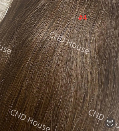 Dark Brown #4 Straight U Tip Fusion Hair Extensions – 100% Remy Human Hair | 50g Pack | 10’’–30’’ | Keratin Pre-Bonded | Reusable Canada