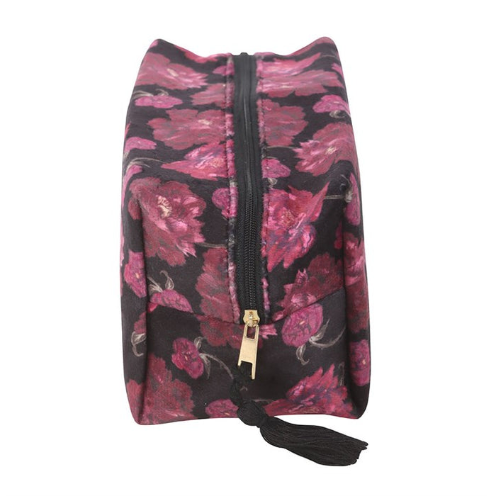 Dark Romance Floral Print Makeup Bag 🇬🇧