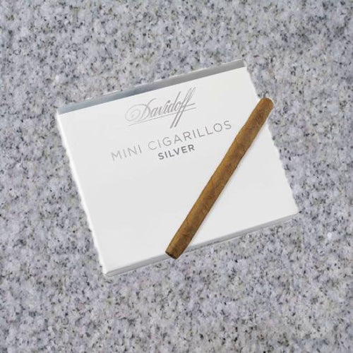 Davidoff of Geneva: MINI CIGARILLOS SILVER (3 1/2" X 20)