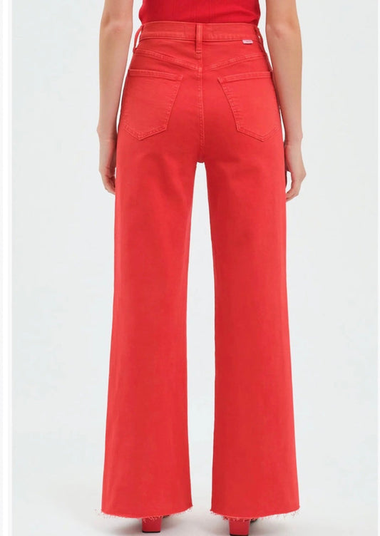 Daze Cherry Cherry Farout High Rise Wide Leg