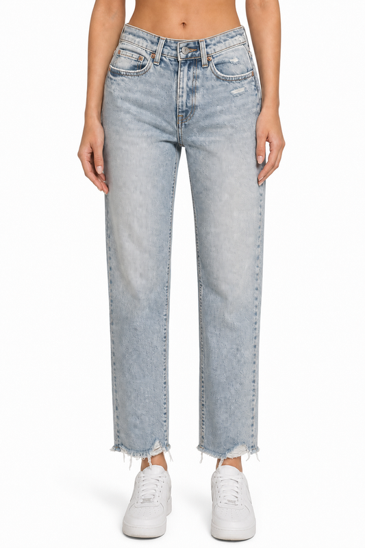 DAZE jean Staight Up high key Hikey high rise