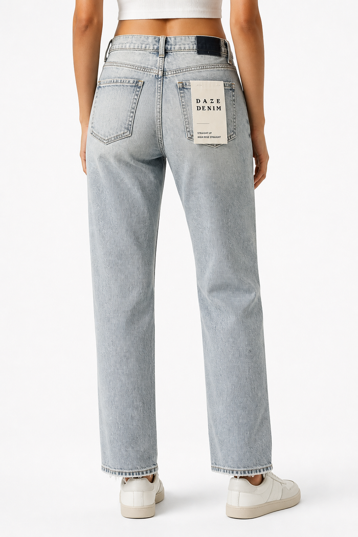 DAZE jean Staight Up high key Hikey high rise