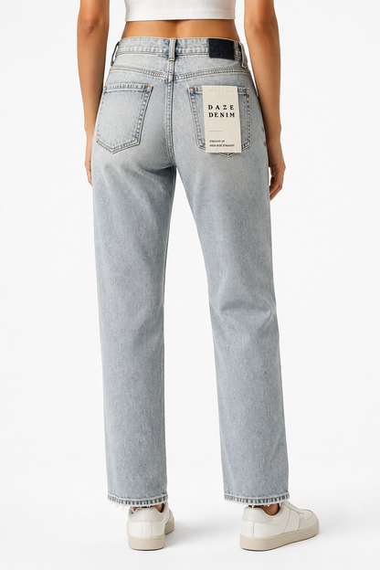 DAZE jean Staight Up high key Hikey high rise