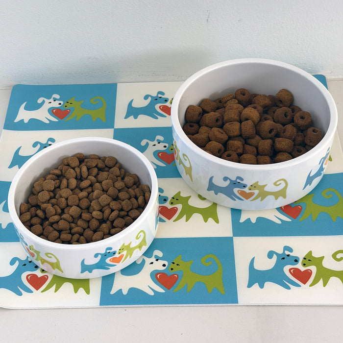 Dog and Cat Ceramic Pet Dish Large