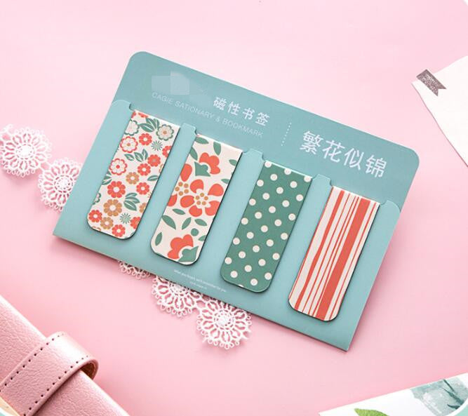 Durable Book Magnet Bookmarks In Four Packs 🇨🇳