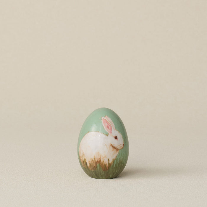 Handcrafted ceramic egg by Rookwood Pottery