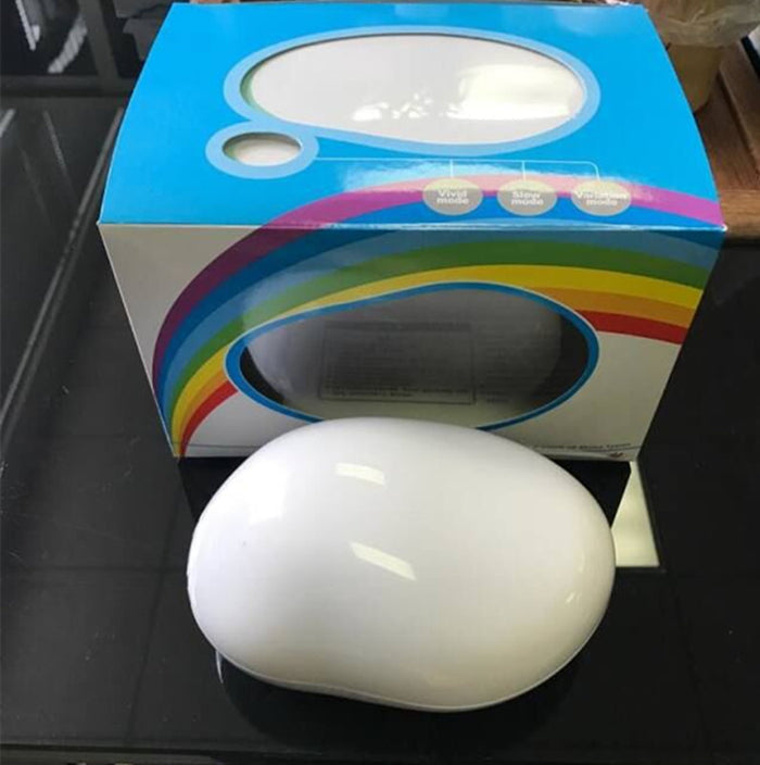 Egg-Shaped Table Lamp Rainbow Projection Lamp LED Color Night Light 3 Modes Projector 🇨🇳