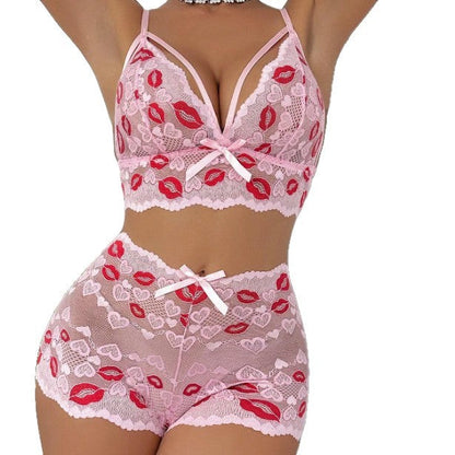 Embroidered Lingerie Set In European And American Styles 🇨🇳