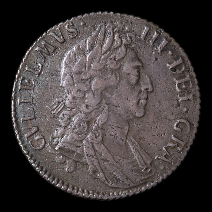 England, King William III, AR 1 Shilling - 1697 CE - England