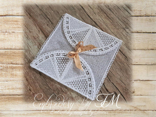 Envelope lace No.2 / 5x7 hoop