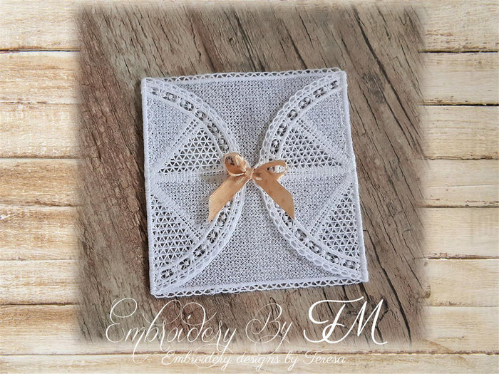 Envelope lace No.2 / 5x7 hoop