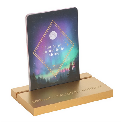 Ethereal Affirmation Cards with Wooden Stand 🇬🇧