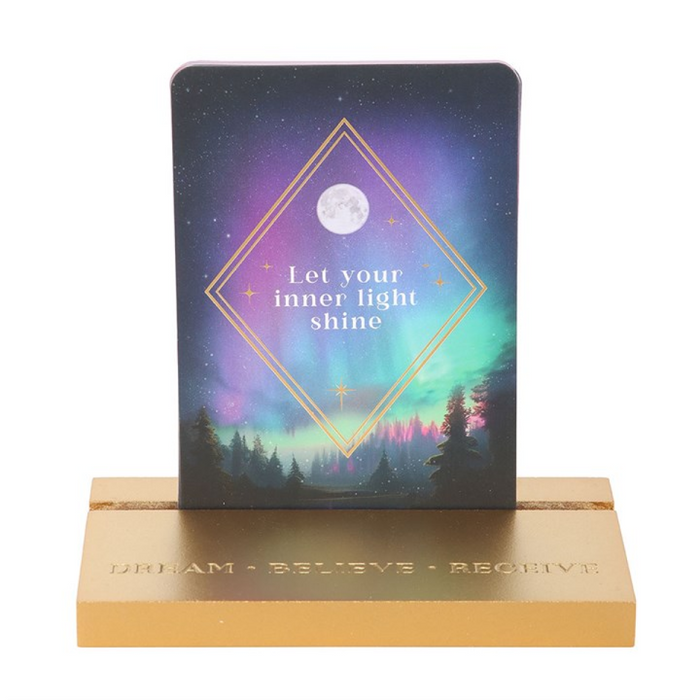 Ethereal Affirmation Cards with Wooden Stand 🇬🇧