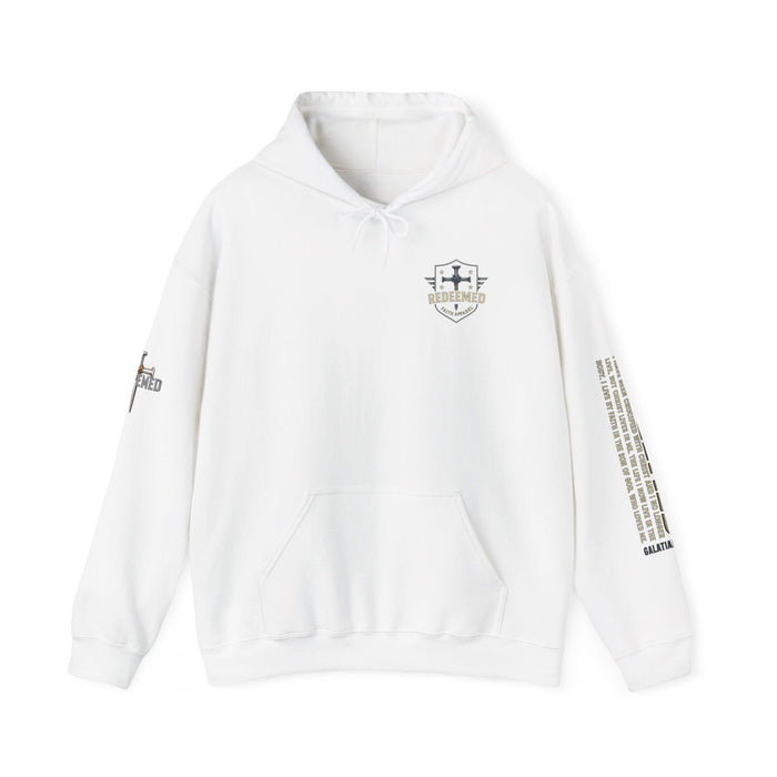 Faith-Inspired Heavy Blend Hoodie - Redeemed Design, Inspirational Apparel, Perfect for Comfort, Gifts for Believers, Casual Wear