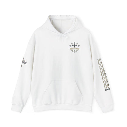 Faith-Inspired Heavy Blend Hoodie - Redeemed Design, Inspirational Apparel, Perfect for Comfort, Gifts for Believers, Casual Wear