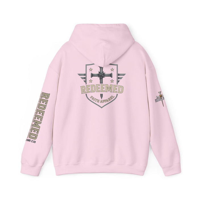Faith-Inspired Heavy Blend Hoodie - Redeemed Design, Inspirational Apparel, Perfect for Comfort, Gifts for Believers, Casual Wear