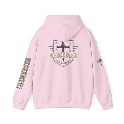 Faith-Inspired Heavy Blend Hoodie - Redeemed Design, Inspirational Apparel, Perfect for Comfort, Gifts for Believers, Casual Wear