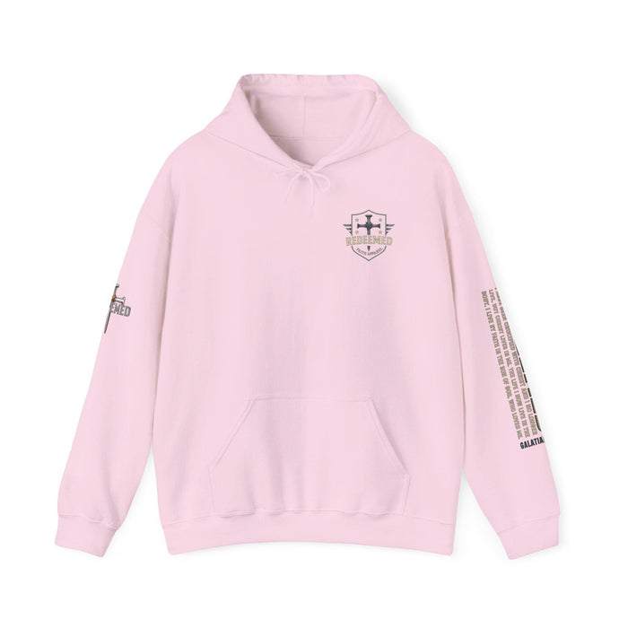 Faith-Inspired Heavy Blend Hoodie - Redeemed Design, Inspirational Apparel, Perfect for Comfort, Gifts for Believers, Casual Wear