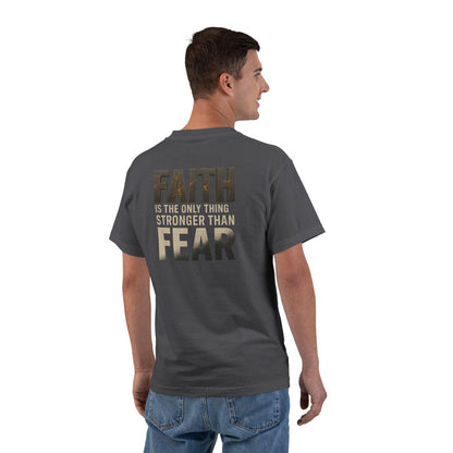 Faith Over Fear Christian T-Shirt: Inspirational Bible Verse Tee