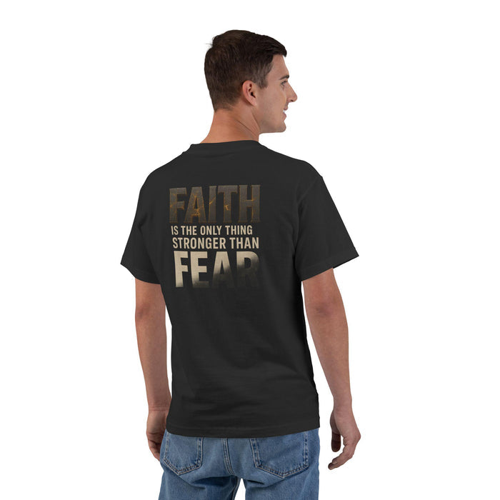 Faith Over Fear Christian T-Shirt: Inspirational Bible Verse Tee