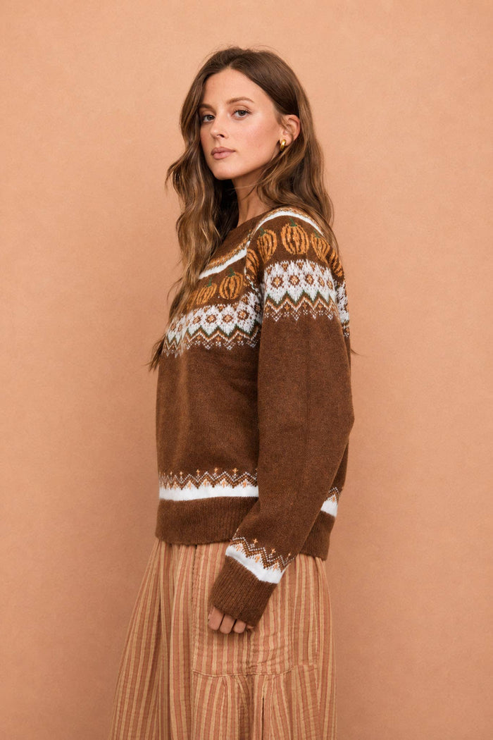 Fall pumpkin sweater