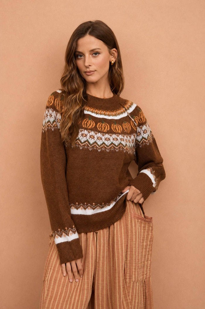 Fall pumpkin sweater