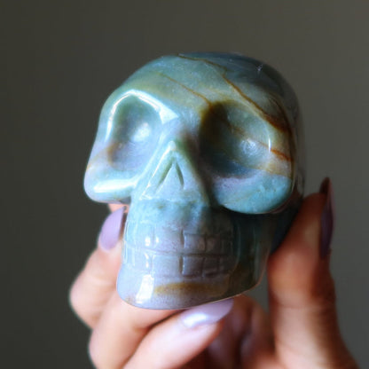 Fancy Jasper Skull
