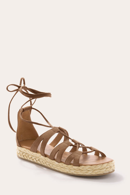 Devon Lace Up Espadrille Flat