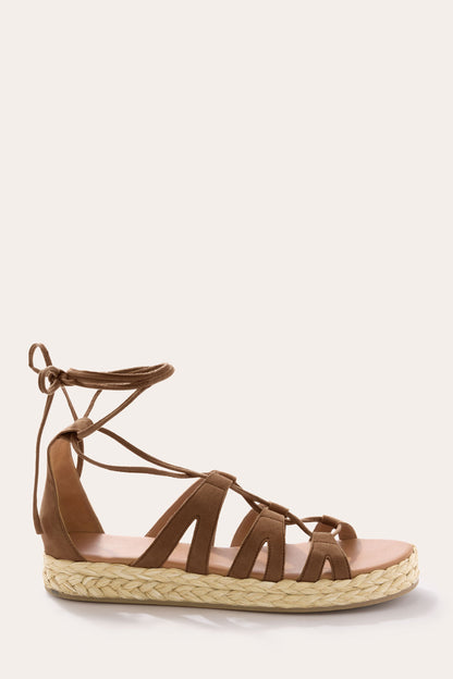 Devon Lace Up Espadrille Flat