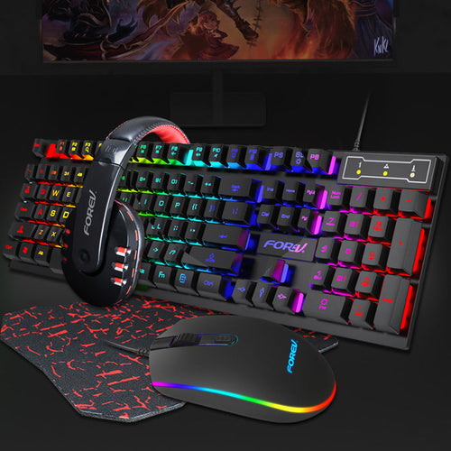 Four Piece Keyboard Mouse And Headset 🇨🇳