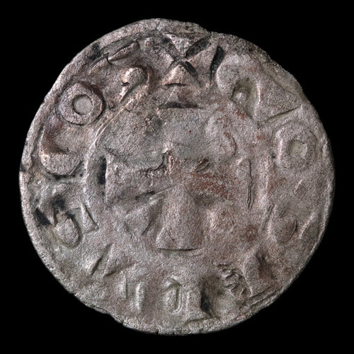 French States, County of Gien, Geoffroy III, BI 1 Denier - 1120 to 1160 CE - French States